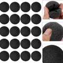 Healifty Circus Clown Nose Black: 25Pcs Novelty Foam Sponge Nose for Kids Adult Christmas Halloween Carnival Party Cosplay Costume Props Decorations