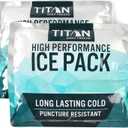 Arctic Zone Titan Deep Freeze Ice Pack- (2 Pack) 600 Gram High Performance Ice Pack - Long-Lasting, Puncture-Resistant Cold Pack Filled with Non-Toxic Gel