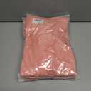 5 x Womens Cap Sleeve T Shirts V Neck Casual Tops Oversized T-Shirt Summer Trendy Lightweight Loose Fit Basic Tees (Pink, L)