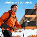 rivmount 3M Warm Winter Gloves, Cold Weather for Men Women, Thermal Touchscreen Anti-Slip Windproof, for Cycling Running Working Hiking Skiing Daily Life Outdoor Activities (Moonless Night)