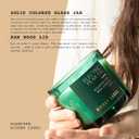 Electric Pear Fig Scented Candle, 8.3oz Natural Soy Wax, Holiday Scented Candles for Home, 45 Hours Clean Burn,Non Toxic, Gift-Ready for Hosts & Gatherings | Elegant Home Decor (Green)