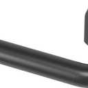 Umbra Twilight Curtain Rod Set Wrap Around Design Ideal for Blackout or Room Darkening Panels, 66 to 144 Inches, Black