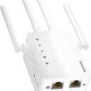 WiFi Extender Signal Booster for Home, WiFi Repeater with Ethernet Port & EasyMesh,123456