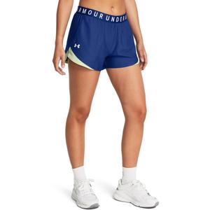 Under Armour Women's Play Up 3.0 Shorts ((432) Tech Blue / Retro Green / White), S