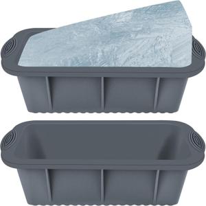 Extra Large Ice Block Molds-2 Pcs Ice Molds for Ice Bath or Coolers, Big Silicone Ice Cube Molds for Cold Plunge Tub Chiller,Reusable Ice Cube Tray for Storing and Freezing Ice, Easy Release