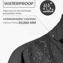 wantdo Men's Big and Tall Waterproof Mountain Ski Jacket Plus Size Snow Winter Coat with Hood (XX-Large Tall, Dark Grey)