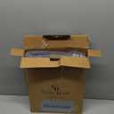 Cozy Bliss Double Side Cooling Blanket for Hot Sleepers, Q-Max>0.46 Lightweight Soft Breathable Bed Blanket, Cooling Throw for Night Sweats (Charcoal Grey, 60"x80")