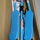 Kids Swing Scooter, 3 Wheels Drifting Scooter/Wiggle Scooters with Adjustable Height & Foldable for Boys/Girl/Ages 5-12 Years, Blue