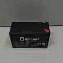 ML7-12 - 12 VOLT 7.2 AH SLA BATTERY - Mighty Max Battery brand product, black