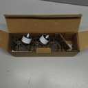 Solar-Hanging-Lanterns-Outdoor-Waterproof, Rust Birdcage Style Candle Holders with Flickering Solar Tea Lights for Backyard Patio Garden Fence Tree Decoration (3 Pack)