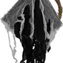 Halloween Hanging Ghost Wreath Scary Haunted House Prop Party Decoration