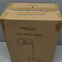 Hikczc Table Lamp for Living Room Bedroom, 23.5" Table Lamps Set of 2 with USB C+A Ports, Bedside Lamps for Nightstand with Linen Lamp Shades, 2 Dimmable LED Bulbs Included, Brown