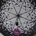 OTOTO NEW! Spookula Vampire Folding, Collapsible, Umbrella, Unique, Goth Accessories, Cool Gifts, Gothic, Black and White, Cute, Rain Umbrella, Spooky, Halloween