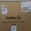 Safety 1st Easy Install Baby Gate for Doorways, Auto-Close Pressure-Mounted Magnetic Latch, Indoor Dog Gates, No Drilling, Fits 29"-38", White