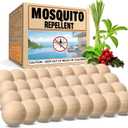 Mosquito Repellent 36 Balls for Patio, Natural Mosquito Repellent Indoor & Outdoor Use, Mosquito Deterrent for Yard, Keep Mosquito Away from Room/Front Door/Camping Safely