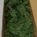 6FT PARTY JOY Seasonal Artificial Christmas Garland with LED String Lights Pine Needle Cypress Garland for Holiday Winter Indoor Outdoor Decor