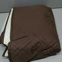 TAOCOCO 100% Waterproof Recliner Chair Cover, Non Slip Covers for Recliner Chair with Pocket, Washable Reclining Chair/Furniture Protector for Kids, Pets(23.6'', Chocolate)