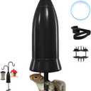Squirrel Baffle for Bird Feeder Pole,Installation Without Removing The Pole,Wrap Around Poles Protect Bird Feeder,Suitable for Shepherd Hooks,Not for Deck Hook
