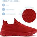 Running Shoes for Men Womens Walking Tennis Gym Sneakers Slip On Comfortable Lightweight Athletic Workout Fashion Sports Shoes, 42
