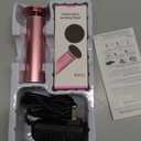 Dermawave Electric Foot File Callus Remover for Feet, Professional Foot Scrubber Sander Grinder for Dead Skin Cracked Heel, Pedicure Tool with 60 Sandpaper Discs for Men & Women (Pink)