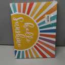 Boho Hello Sunshine Sign Canvas Wall Art Prints Painting Decor 1114 Inches, Colorful Sun Sunset Sunrise Sunshine Print Framed Artwork For Home Bedroom Living Room Girls Room