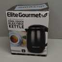 Elite Gourmet EKT1821 1.8L Double Wall Insulated, Cool-Touch 1500W Kettle w/Stainless Steel Interior & Lid, 360 Swivel Base for Cord Free Serving, Power On Lever, Auto Shut-Off, Boil Dry, Black (1.9 Quarts)