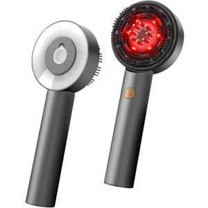 3-in-1 Hair Scalp Massager - Oil Applicator Scalp Care Brush, Portable for Men & Women, IPX6 Waterproof (Off White)