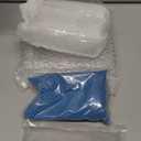 Roowest Sand Ceremony Kit for Wedding Includes Clear Acrylic Unity Sand Ceremony Photo Frame 2 Pack Photo Fixing Corner Stickers and 2 Glass Unity Holder for Wedding Home Decor(Blue, Gray)