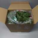 2 Pcs 6.2ft Prelit Realistic Christmas Cedar Garland with Star Lights Artificial Cypress Garland Battery Operated with Timer for Table Mantle Christmas Decor (Blue)