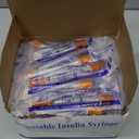 31G 1cc 1/4 Inch (6mm) Syringe, U-100 Syringe with Needle, Individually Wrapped, Pack of 100