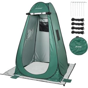 Pop Up Shower Tent, 75 x 48x 48 Portable Outdoor Bathroom Privacy Shower Camping Tent Changing Toilet with Carry Bag, for Camping Hiking Beach Picnic Fishing