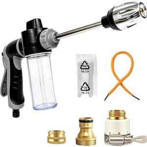 Hose Pressure Washer, 3 Spray Modes & Foam Hawk for Car Washing, Patios, & Furniture Cleaning, Universal and Easy to Install (1 Pack)
