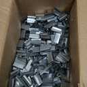QWORK 1/2" Steel Strapping Seals 1000 Pack Metal Clips for PP or Steel Banding, Pallet & Cargo Securing