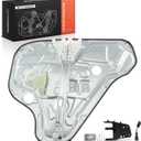 A-Premium Rear Driver Side Power Window Regulator with Motor (2-Pin)