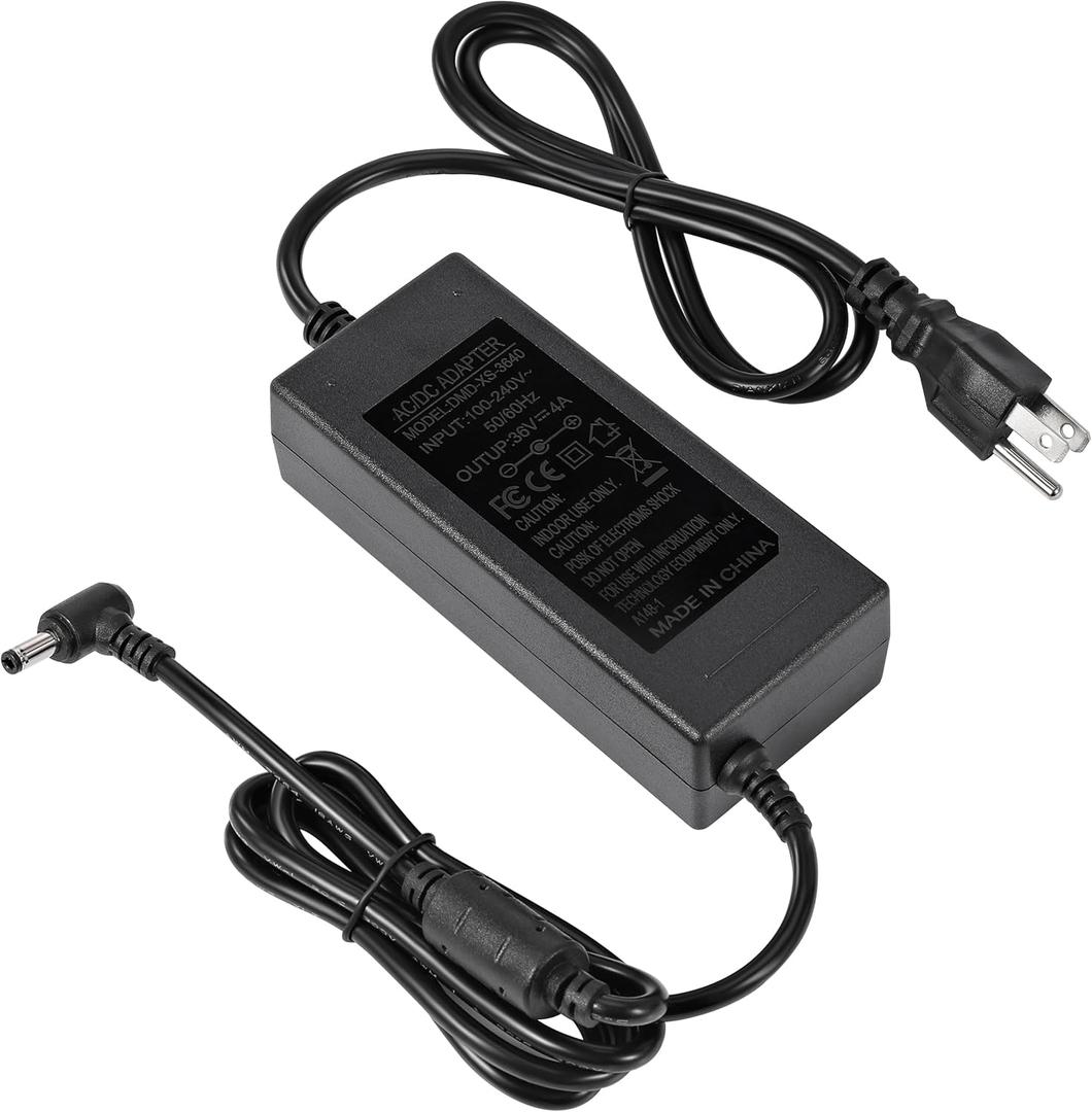 36V 4A 144W Power Supply Adapter 100-240V AC to DC 36 Volt 4Amp Power Adapter 5.5mm x 2.5mm/2.1mm DC Output Jack 36V Volt AC Power Supply for LED Lights LED Driver CCTV Security System Inkjet Printer