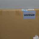 Clear Freestanding Dog Gate for Indoor Use,Pet Gates for Doorways no Drilling,Acrylic Foldable Dog Gate for Stairs with Support Feet (3Panel - 60''W x 23''H)