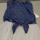 Polka Dot Big Large Dog Princess Dress Tutu Skirt Golden Retriever Pitbull Summer Dog Clothes Hoodie Costume (L, Blue)