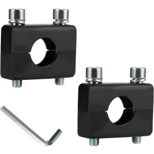 KAMIER 7/8'' 22mm Handlebar Mount Clamp Risers Replacement for Razor MX350 MX400 ZR350 SX350 Kids Electric Dirt Bike Dirt Quad 500 ATV 4 Wheeler MX650 MX500 SX500 Mcgrath RSF650 Motocross Black Parts