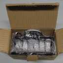 TAILI Sponge Holder for Kitchen Sink with Strong Suction Cup, Removable Sponge Holder, Rustproof Aluminum Sink Caddy for Sponges, Dish Brush - Black (5.1" x 2.3")