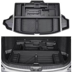 2023-2026 Honda CR-V Trunk Organizer, SUV Insert Cargo Rear Hatch Storage Box fits CRV EX LX EX-L Turbo Sport Under Cargo Floor Storage Bins