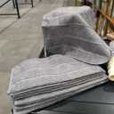 Utopia Towels 8 Pack Kitchen Towels Set, 12x12 Inches, Highly Absorbent and Super Soft Microfiber Towels, Ideal for Cleaning Dishes, Pans, Grey