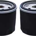2 Pcs Oil Filter Replacement for Kohler Engine Lawn Mower Excellent 1205001-S 12 050 01-S1 Oil Filter (Black)