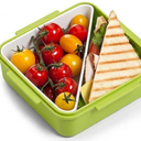 Core Sandwich Container With Compartment, Green