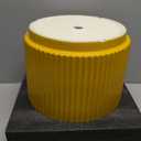 Ceramic Pots for Plants, 10 Inch Plant Pots with Tray, Yellow