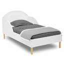 Delta Children Reese Toddler Bed - Greenguard Gold Certified, Bianca White