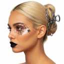 Fashey Hair Claw Clips Black Metal Hair Clips for Thick Skeleton Hand Hair Claws Hair Accessories for Women