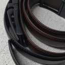 2 Pack Ratchet Belt for Men - Mens Belt Leather 1 3/8" for Casual Jeans - Fit 36" to 44" Waist Adjustable
