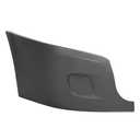 HECASA Front Bumper End Cap Compatible with 2008-2017 Freightliner Cascadia Bumper Cover End Corner Extension W/O Fog Light Holes Black - Passenger Side, Size: RH Cap