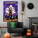 Halloween Felt Board 3.4FT 36 Pcs Happy Halloween Felt Story Board Dead Tree DIY Craft Project Scary Pumpkin Ghost Hanging Ornament Decor Storytelling for Trick or Treat Gift (36, Tree)