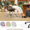 Office Chair Mat for Hardwood Floor, 36" X 48" 2 Pack Chair Mat for Hard Floors, PVC Clear Floor Protector Rug Mat for Home and Office, Can't be Used on Carpet, 2PCS-36" X 48"